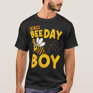 Bee Birthday Boy Beekeeper Apiarist Themed Bday Pa T-Shirt