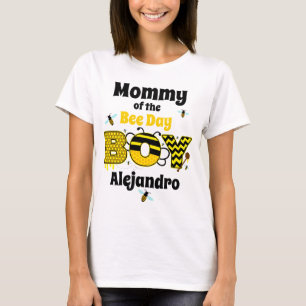  Bee Birthday Boy Mummy T-Shirt