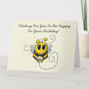 Bee Birthday Card