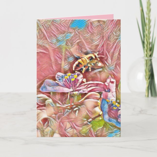 BEE BIRTHDAY CARD (Front)