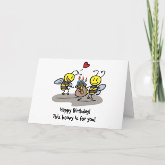 Bee Birthday Card