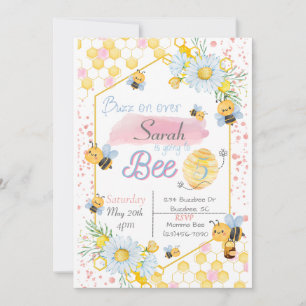 Bee Birthday Invitation