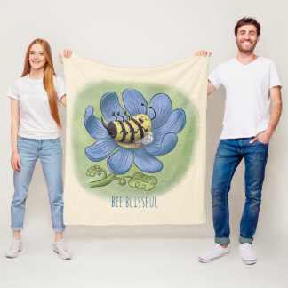 Bee Blissful Fleece Blanket