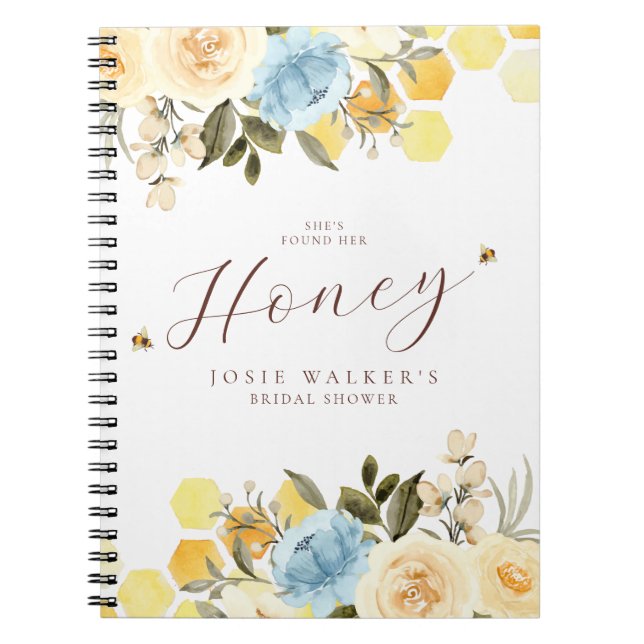 Bee Bridal Shower Guest book (Front)