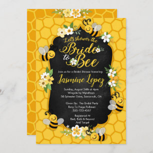Bee Bridal Shower Invitation