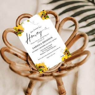 Bee bridal shower party  invitation