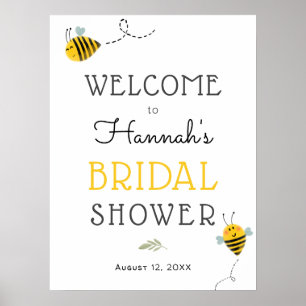 Bee Bridal Shower Welcome Sign