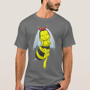 Bee Bride Veil Wedding T-Shirt