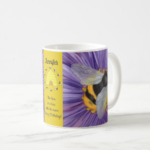 Bee Bumblebee Coffee Mug Tea Cup Original Art
