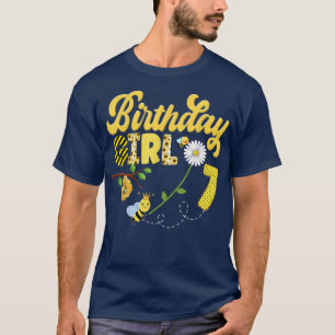 Bee Bumblebee Girl Birthday Hive Sweet 1st Party M T-Shirt