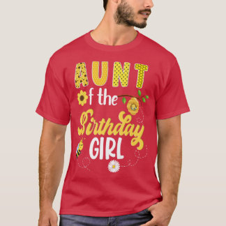 Bee Bumblebee Girl Birthday Hive Sweet 1st Party M T-Shirt