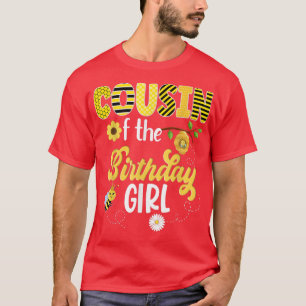Bee Bumblebee Girl Birthday Hive Sweet 1st Party M T-Shirt