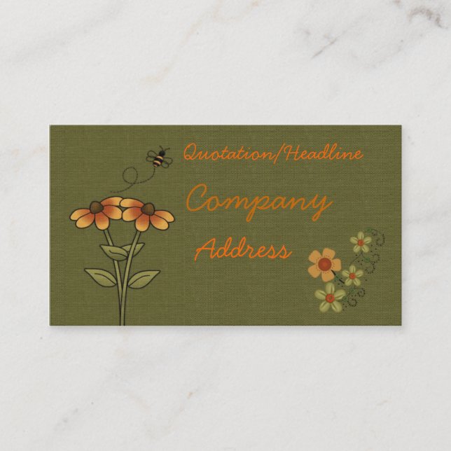 bee business card (Front)