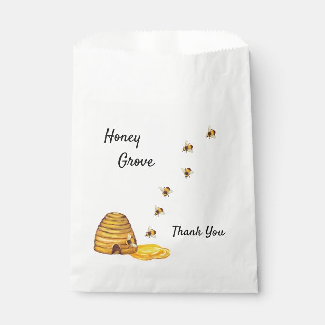 Bee Business Favour Thank You Bag (Front)