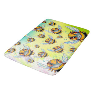 Bee Busy Bath Mat