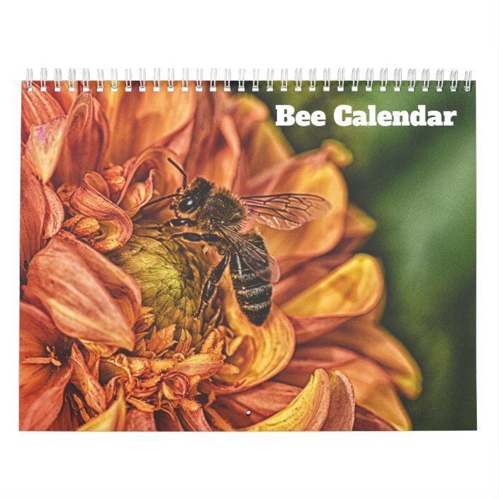 Bee Calendar Zazzle.co.uk