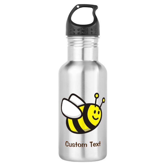 Bee Cartoon 532 Ml Water Bottle (Front)