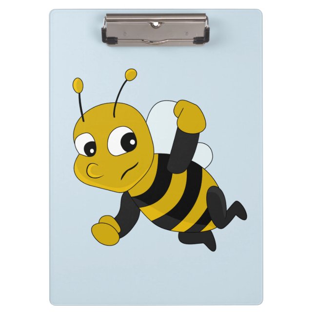 Bee cartoon clipboard (Front)