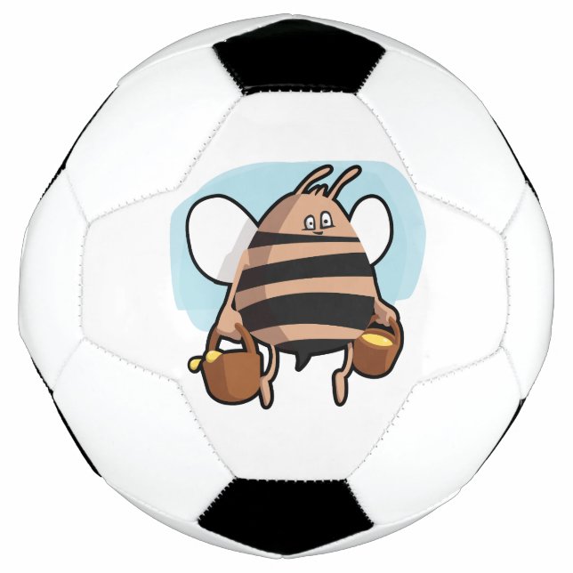 Bee cartoon football (Front)