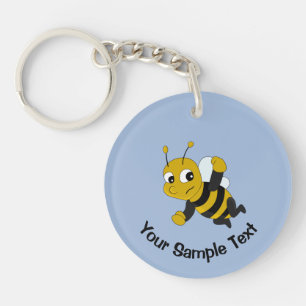 Bee cartoon  keychain