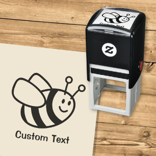 Bee Cartoon Self-inking Stamp