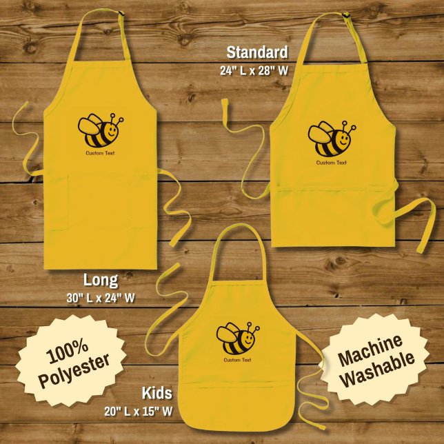 Bee cartoon standard apron (Creator Uploaded)