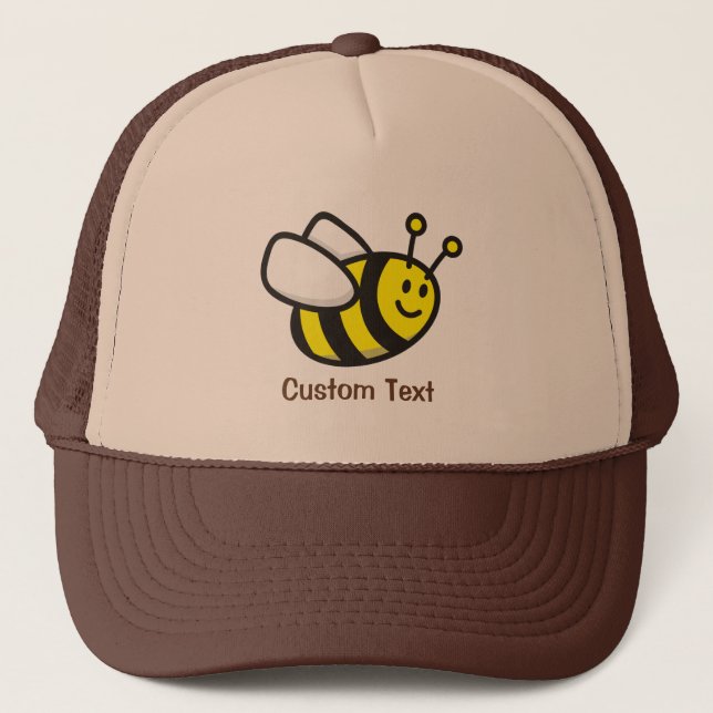 Bee Cartoon Trucker Hat (Front)