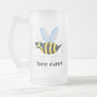 Bee character with moustache sunglasses Bee Easy
