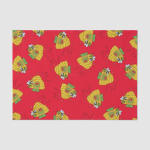 Bee Christmas Cartoon Tissue Paper