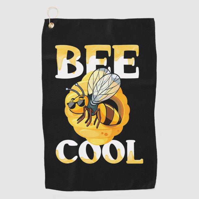 Bee Cool Golf Towel (Front)