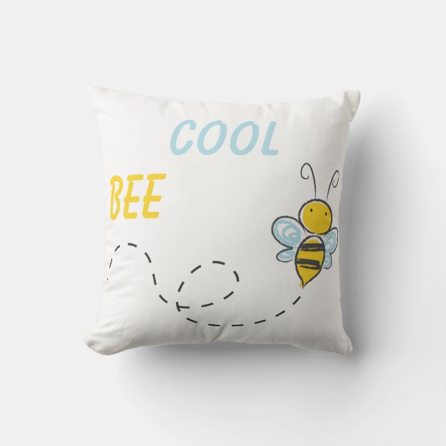 Bee Cool Personalised Cushion (Front)