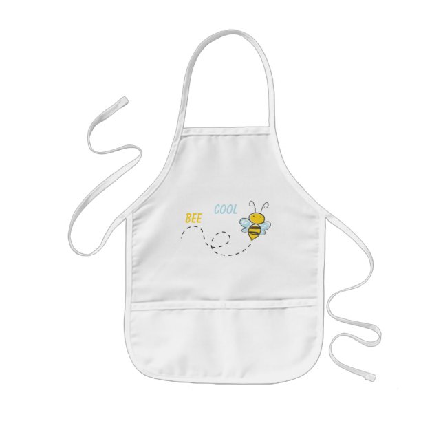 Bee Cool Personalised Kids Apron (Front)