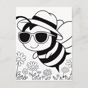 Bee Cool Postcard