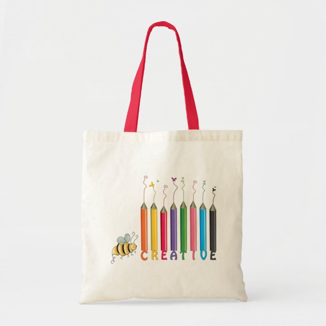 Bee Creative Tote Bag (Front)