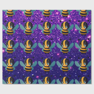 Bee Cute Charming Themed Inspired Wrapping Paper