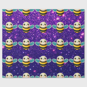 Bee Cute Charming Themed Inspired Wrapping Paper