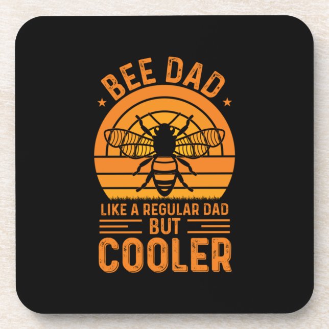 Bee Dad Coaster (Front)