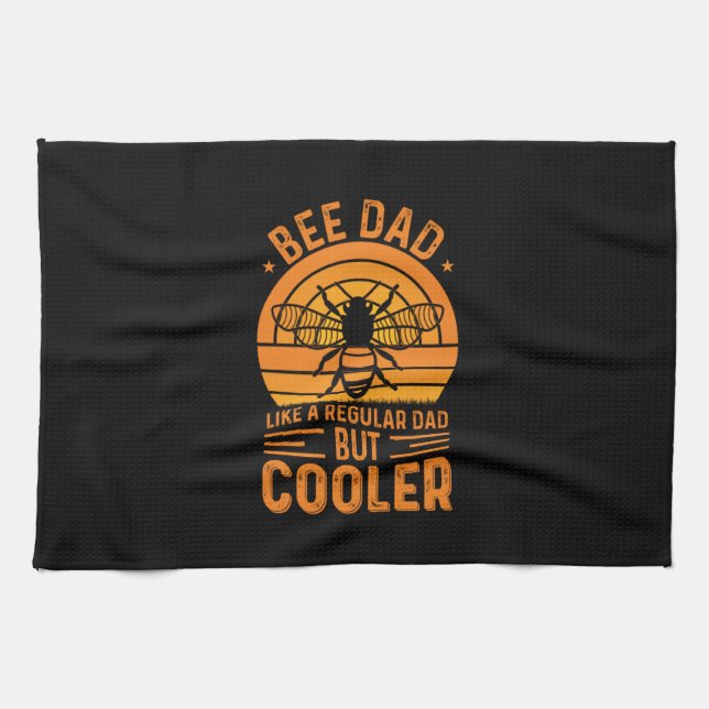 Bee Dad Tea Towel (Horizontal)