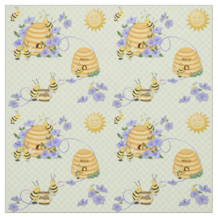 Bee Dance Floral Fabric 2