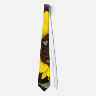 Bee Dance on a Sunflower Day Tie