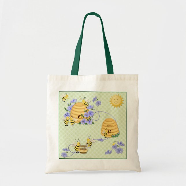 Bee Dance Party Tote Bag (Front)