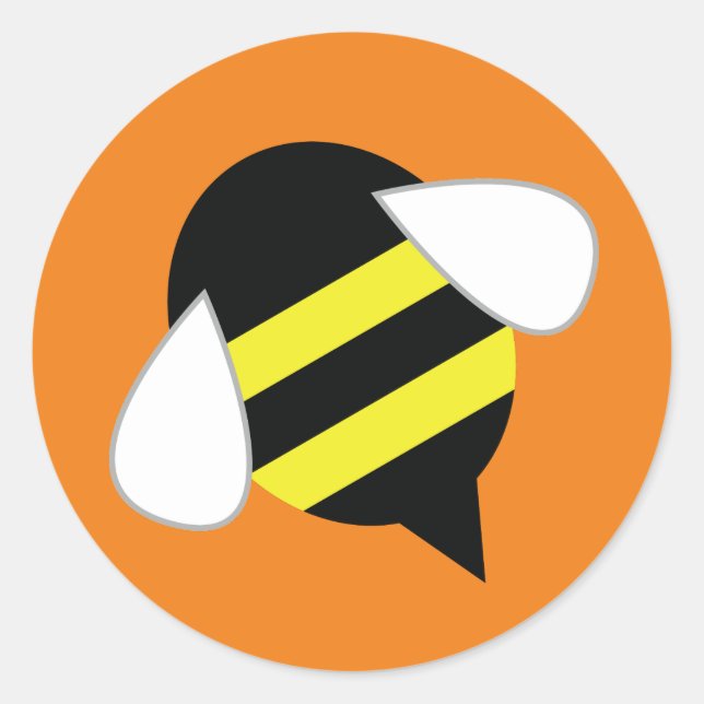 Bee Day 1st Birthday Sticker Seals (Front)