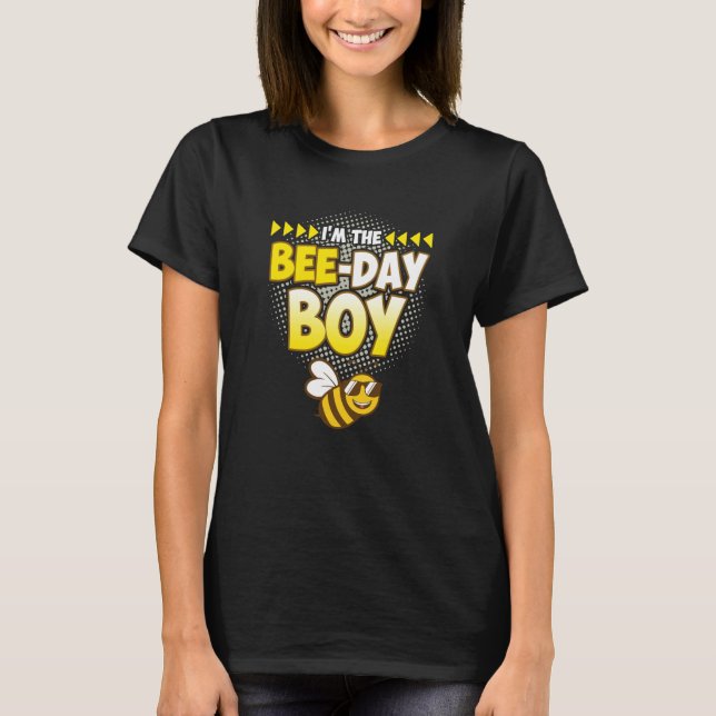 Bee Day Boy Honey Beekeeper Apiary Beekeeping Grap T-Shirt (Front)