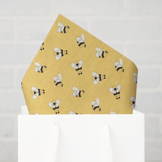 Bee Decoupage Tissue Paper (Gift Bag)