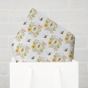 Bee Decoupage Tissue Paper