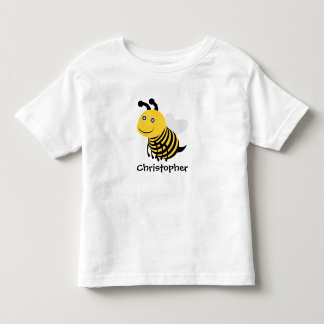 Bee Design Toddler T-Shirt (Front)