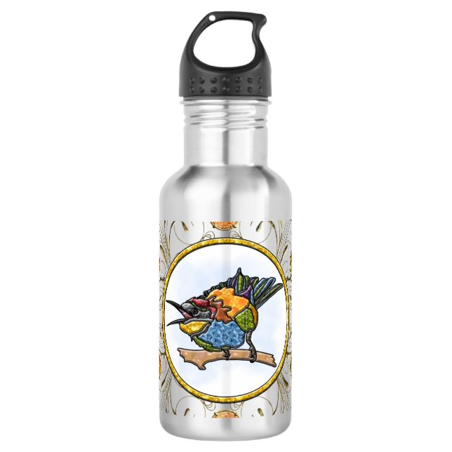 Bee Eater Bird 710 Ml Water Bottle (Front)