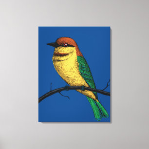 Bee eater canvas print
