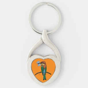 Bee eater key ring