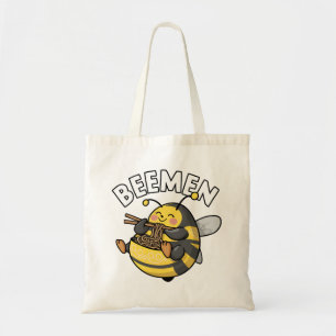 Bee Eating Ramen = BEEMEN Tote Bag